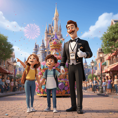 дети c гидом